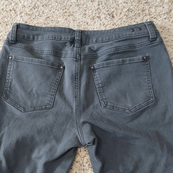 CABI Jeans Graphite Bree Skinny Size 8 - Picture 2 of 8